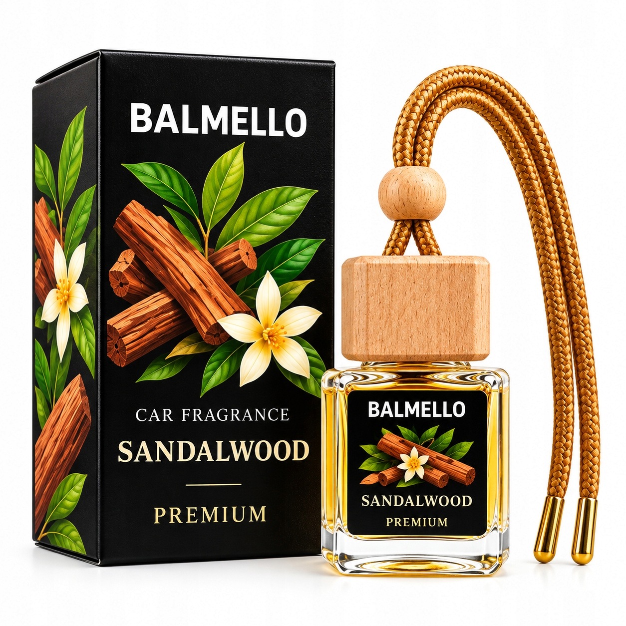 Drzewo Sandałowe 8 ML Zapach do auta Balmello