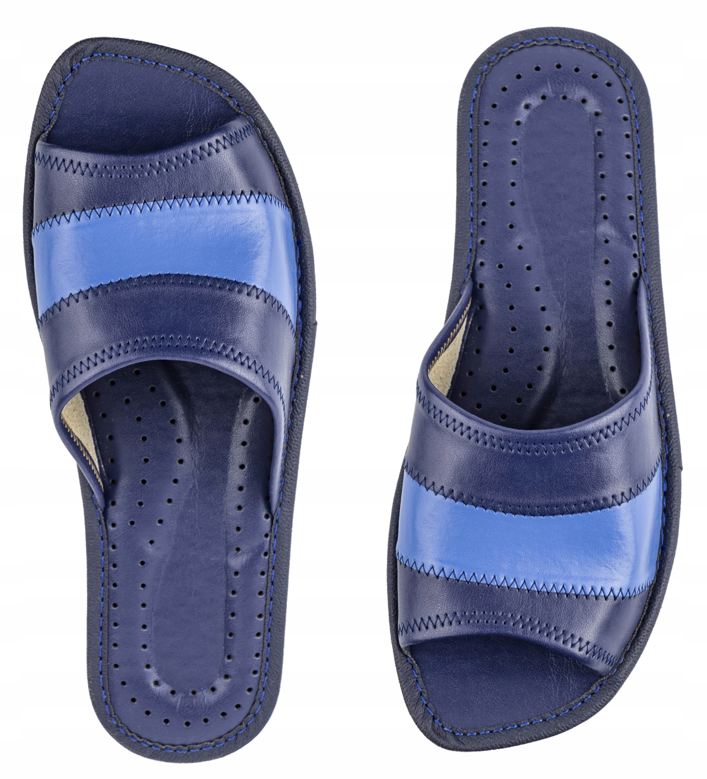 

Pantofle klapki damskie skórzane, kapcie, papcie