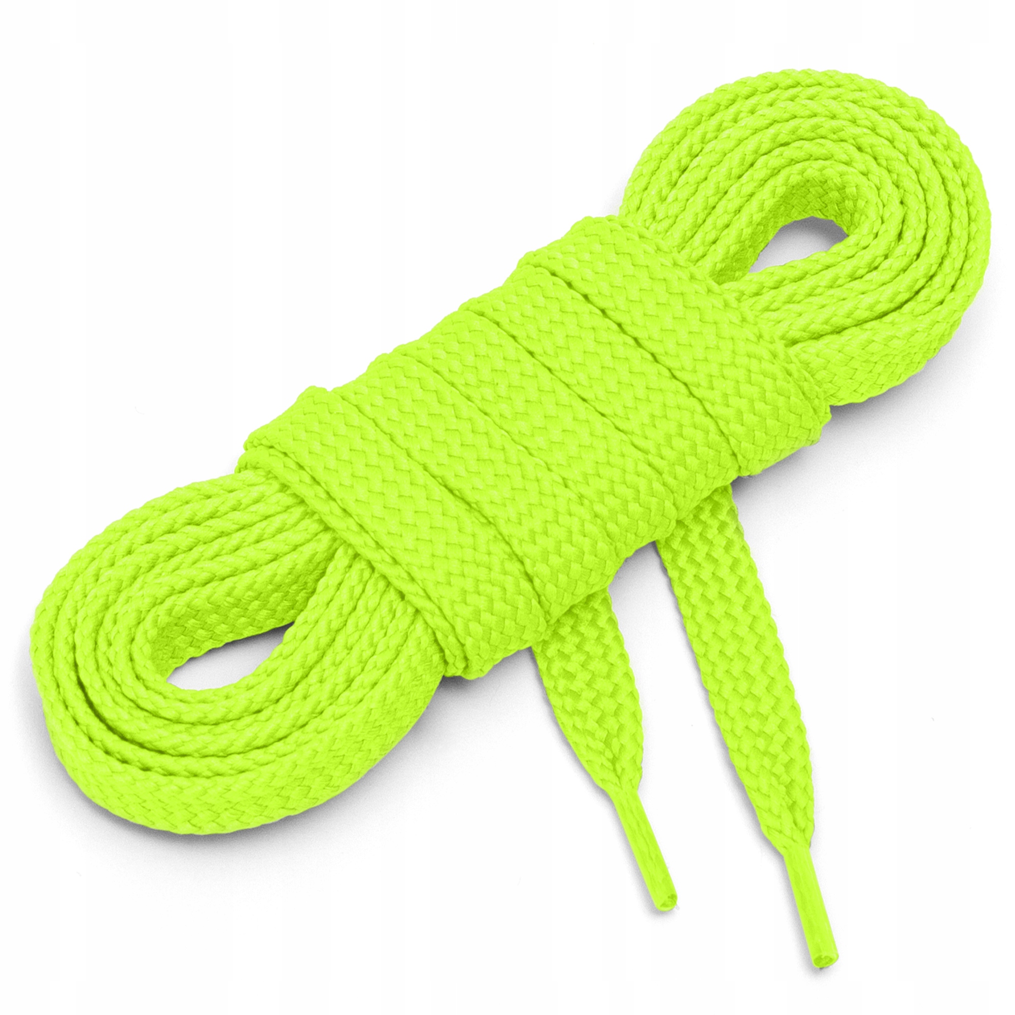 

Sznurówki sznurowadła płaskie 7mm 150 cm Neon ziel