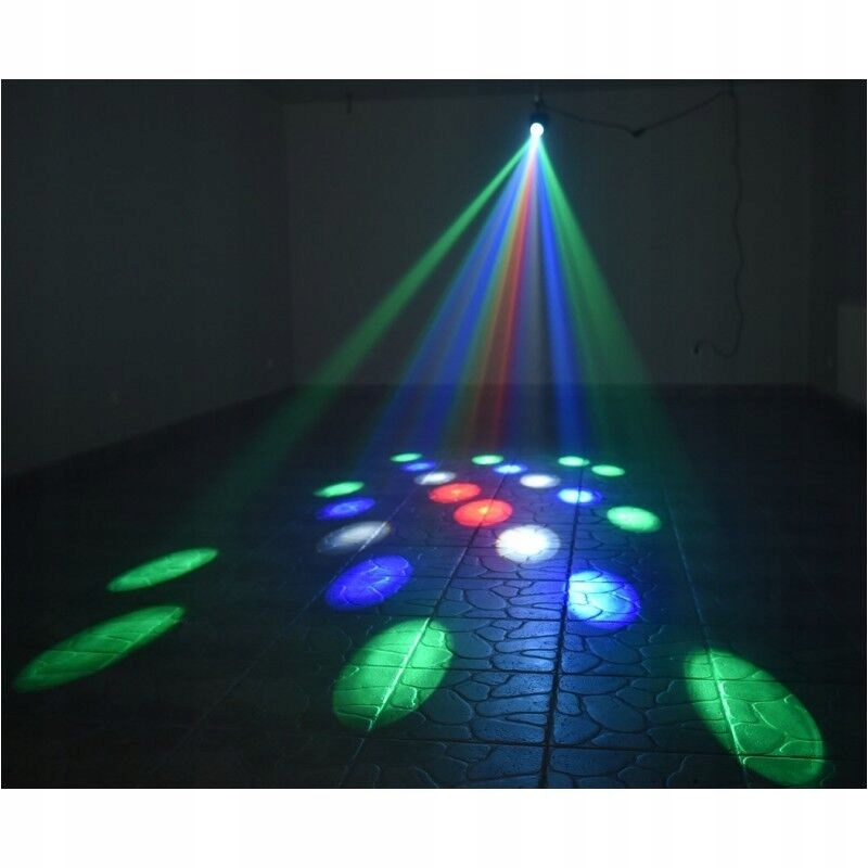 REFLEKTOR PROJEKTOR DISCO KOLOROFON LIGHT4ME AIRSHIP 64 DIODY LED RGBW Kod producenta 5907780140580