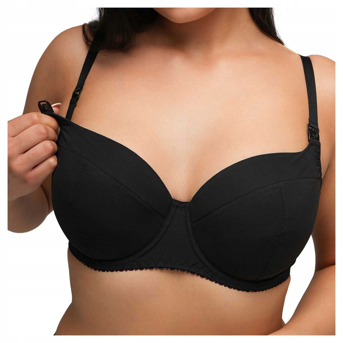 Ava Podprsenka na kojení vyztužená 2203 černá 80G