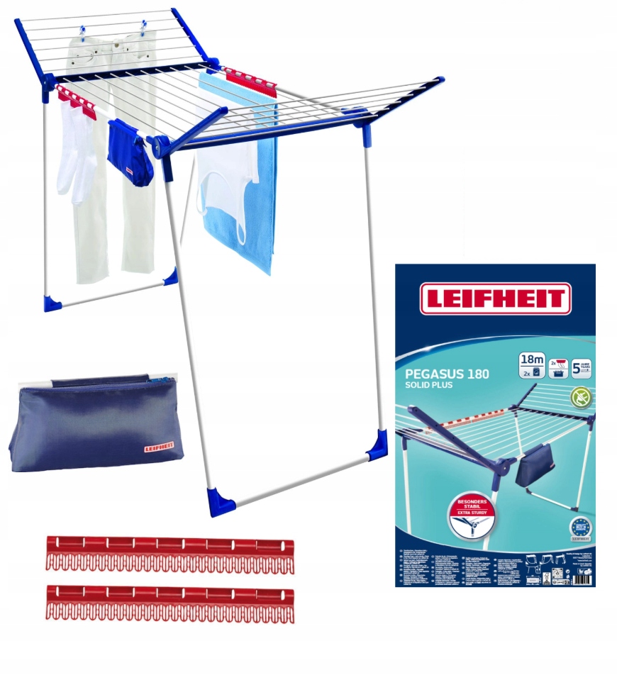 Suszarka Na Pranie Ubrania Bieliznę Leifheit 180 Solodna