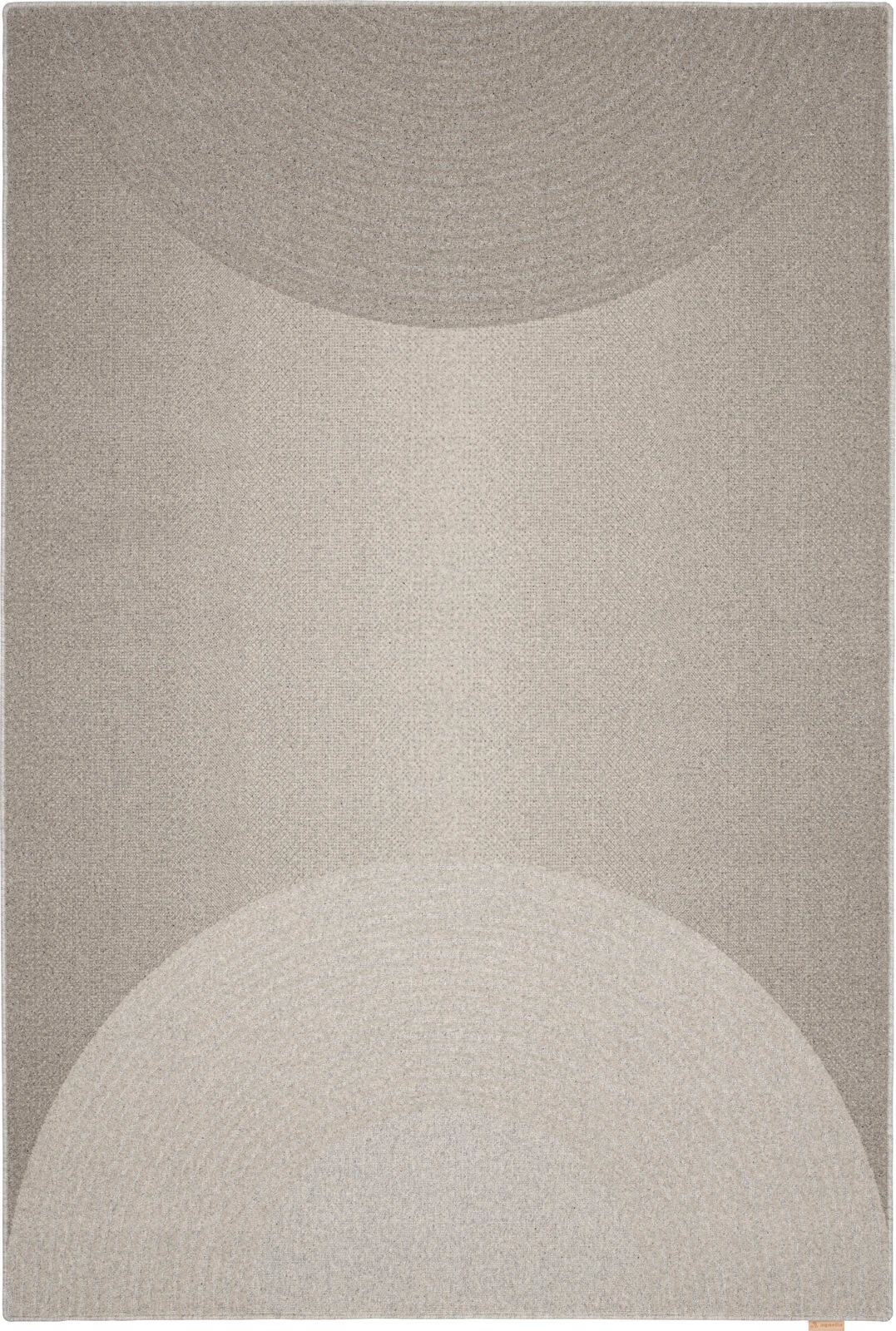 Dywan wełniany do salonu Agnella Caso Jasny Szary Noble 120x180 cm