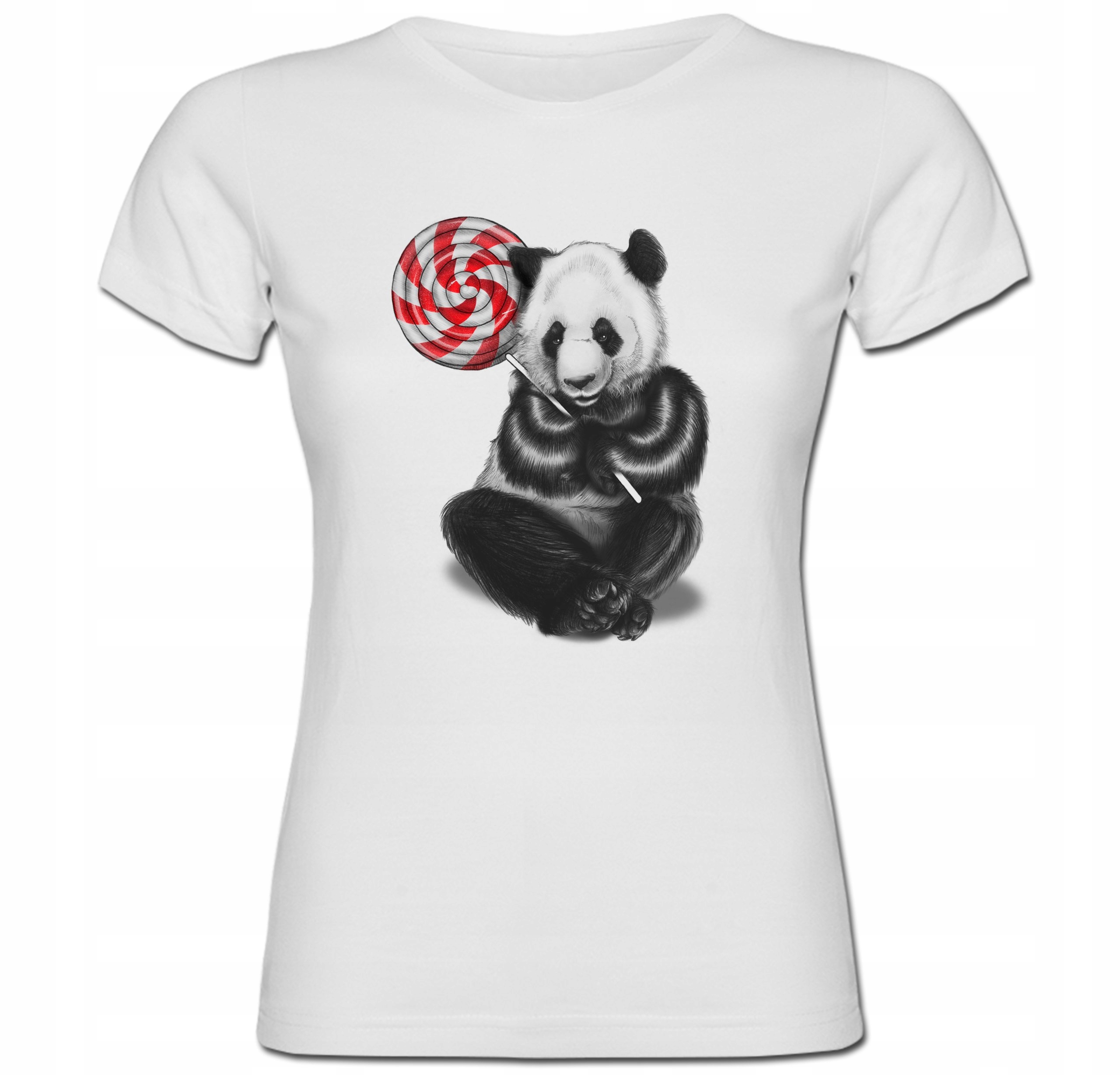 

Tshirt damski panda bear misiek lizak miś L