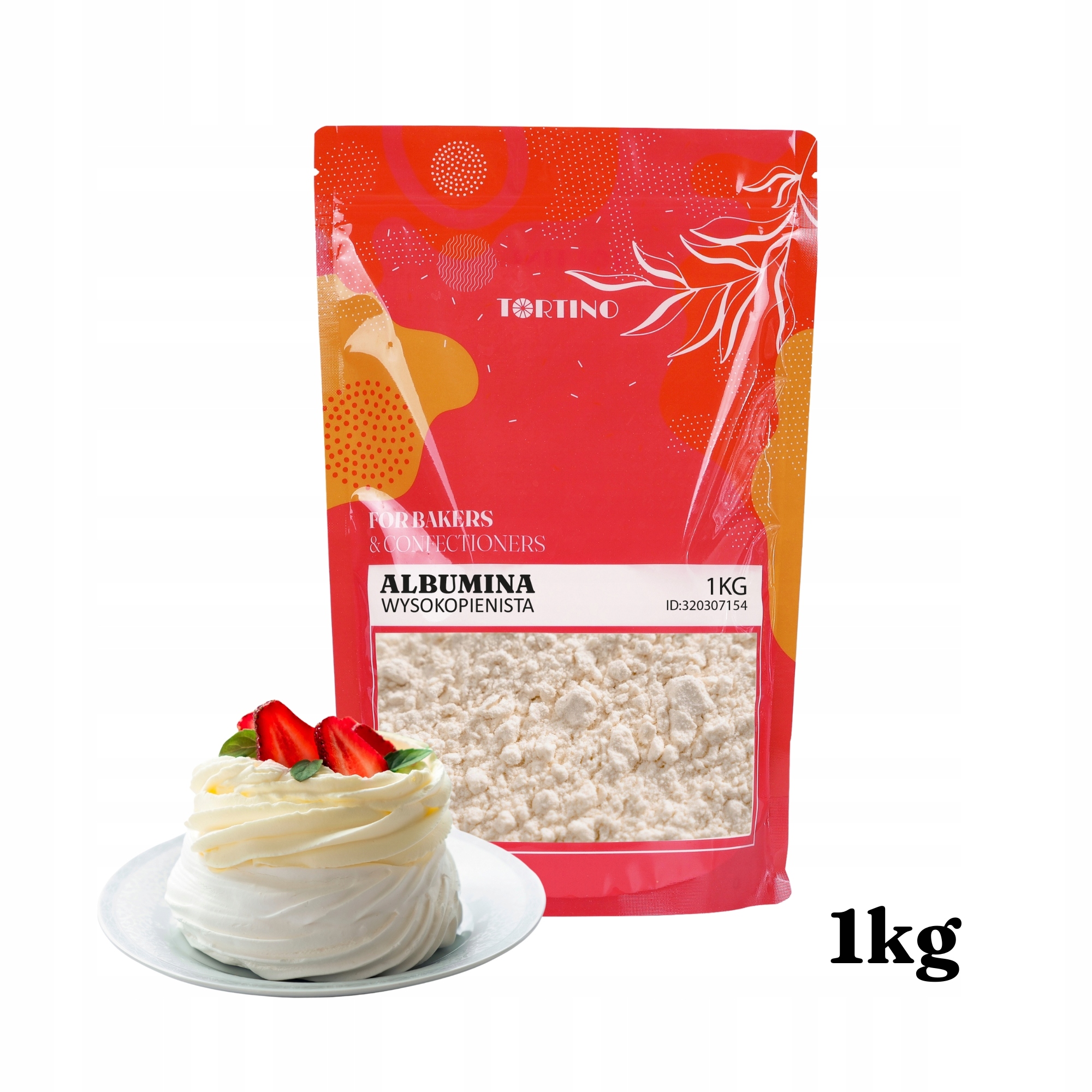 Levně Vysoce pěnivý albumin – bílkovina v prášku 1 kg Tortino