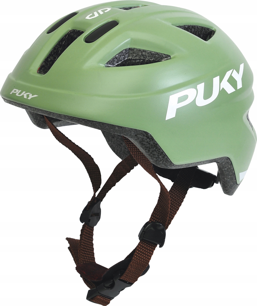 Kask Rowerowy Dziecięcy Puky PH8 Pro Zielony Retro S