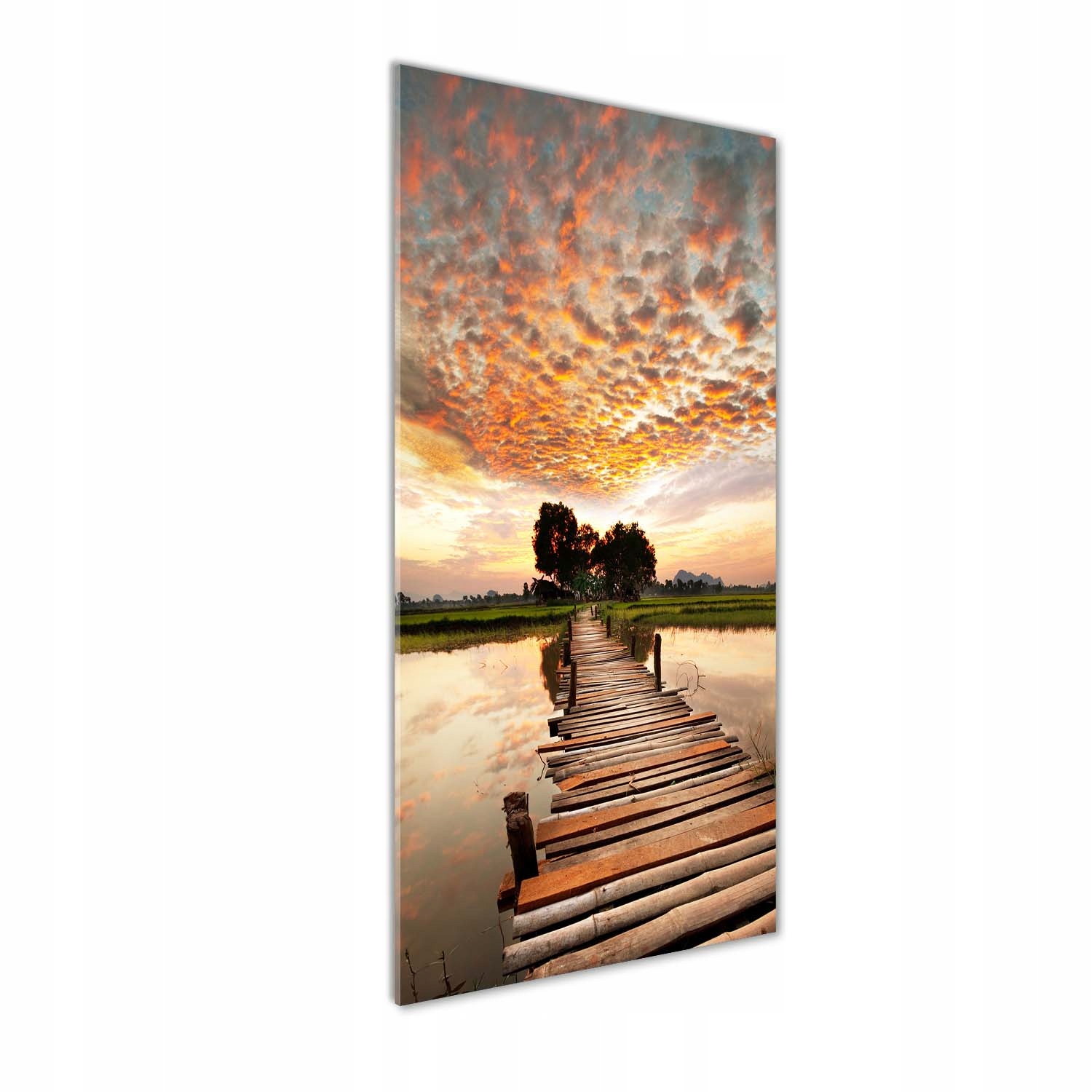 

Foto obraz akryl do salonu Drewniany most 50x125cm