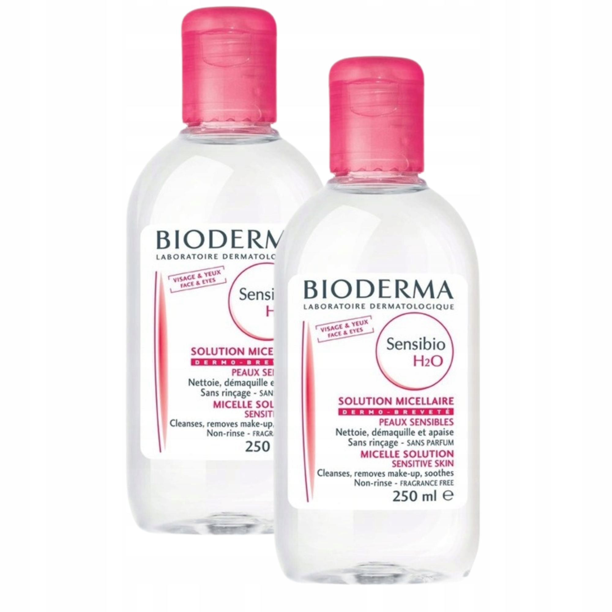 Bioderma Sensibio H2O Płyn micelarny do oczyszczania twarzy 250 ml