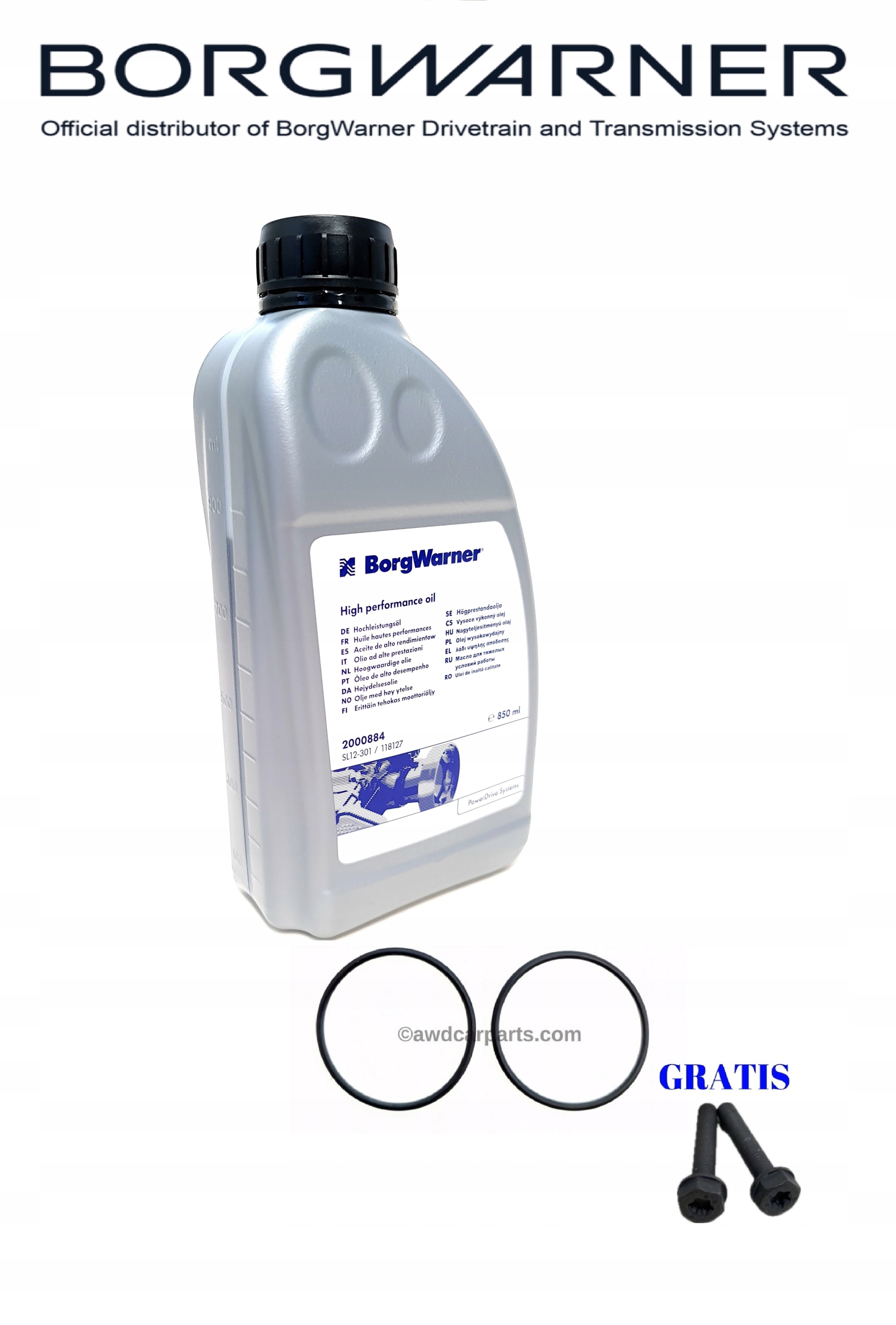 ORYGINALNY OLEJ HALDEX 5 Gen + Oringi i Śruby Pompy GRATIS