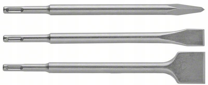 Hikoki Zestaw trzech dłut 400 mm grot przecinak wąski szeroki 751035