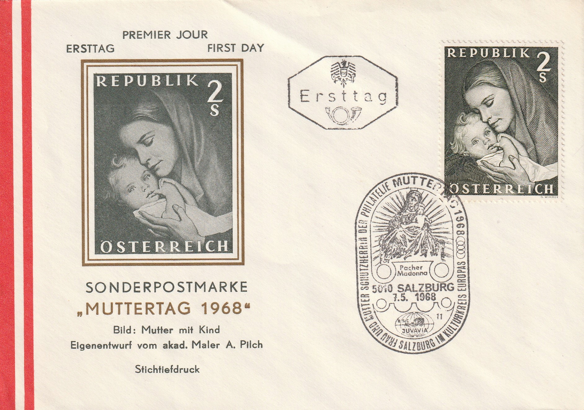 A 701. Austria - FDC 1968.rok