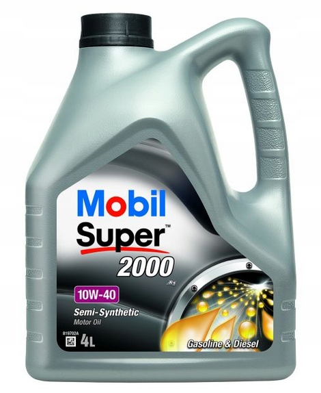 olej silnikowy Mobil 2000 X1 10W40 4L Acea: A3/B3-16 Api: Cf Mb 229.1