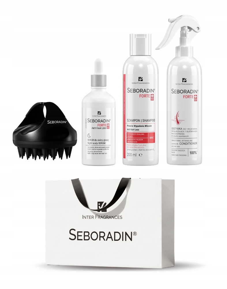 zestaw dla dziewczyny żony zestaw do włosów Seboradin Forte masażer