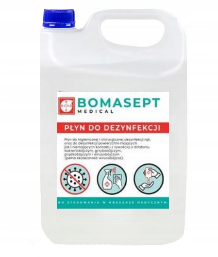 

Płyn do Dezynfekcji Bomasept Medical 80% 5L