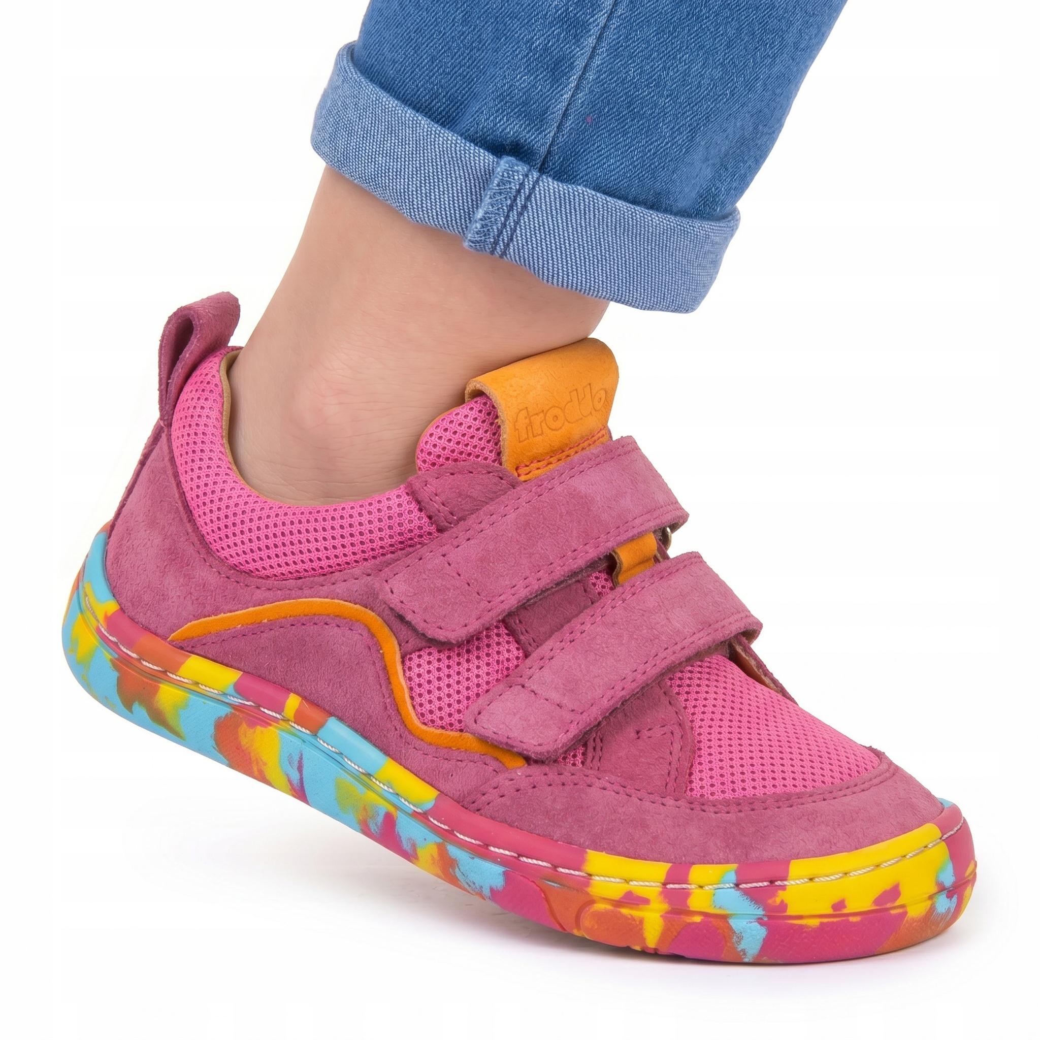 Buty Dziecięce półbuty Barefoot Froddo do Przedszkola na rzepy do Szkoły 34