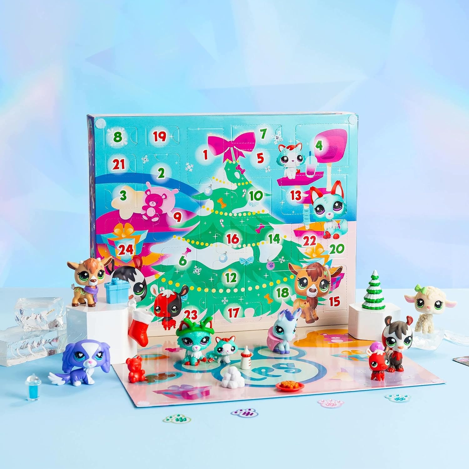 Адвент-календарь Littlest Pet Shop Deluxe Holiday 1149, фигурки зверюшек, от 4 лет — фото 4