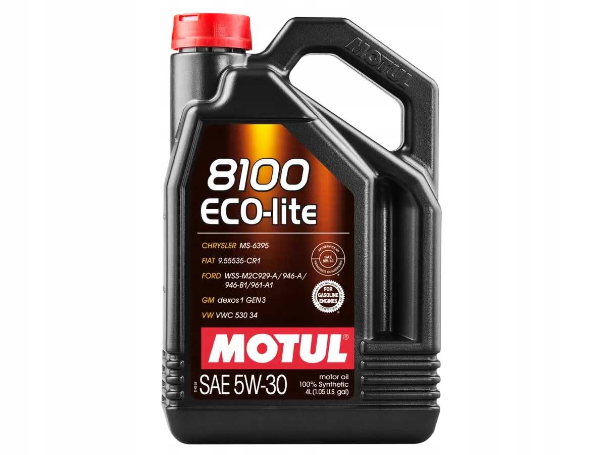 Olej silnikowy Motul 8100 4L 5W30 Api Rc Sp DEXOS1 GEN2 GEN3 Fiat Ford
