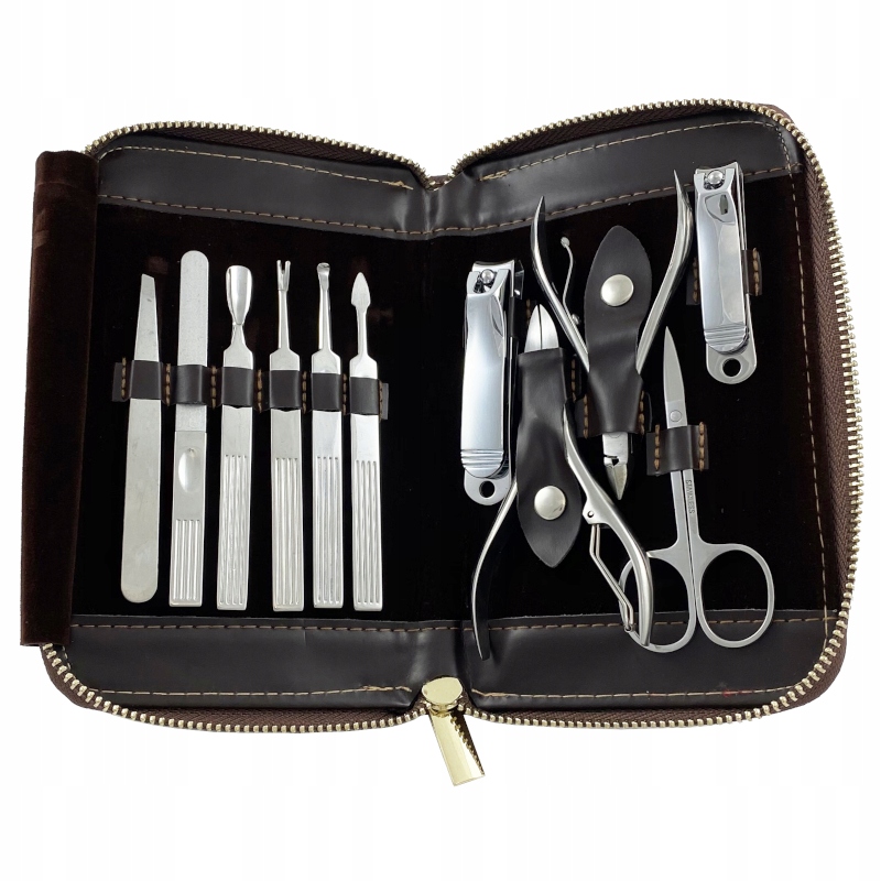 Zestaw Do Manicure Pedicure Paznokci Skórek 11BR