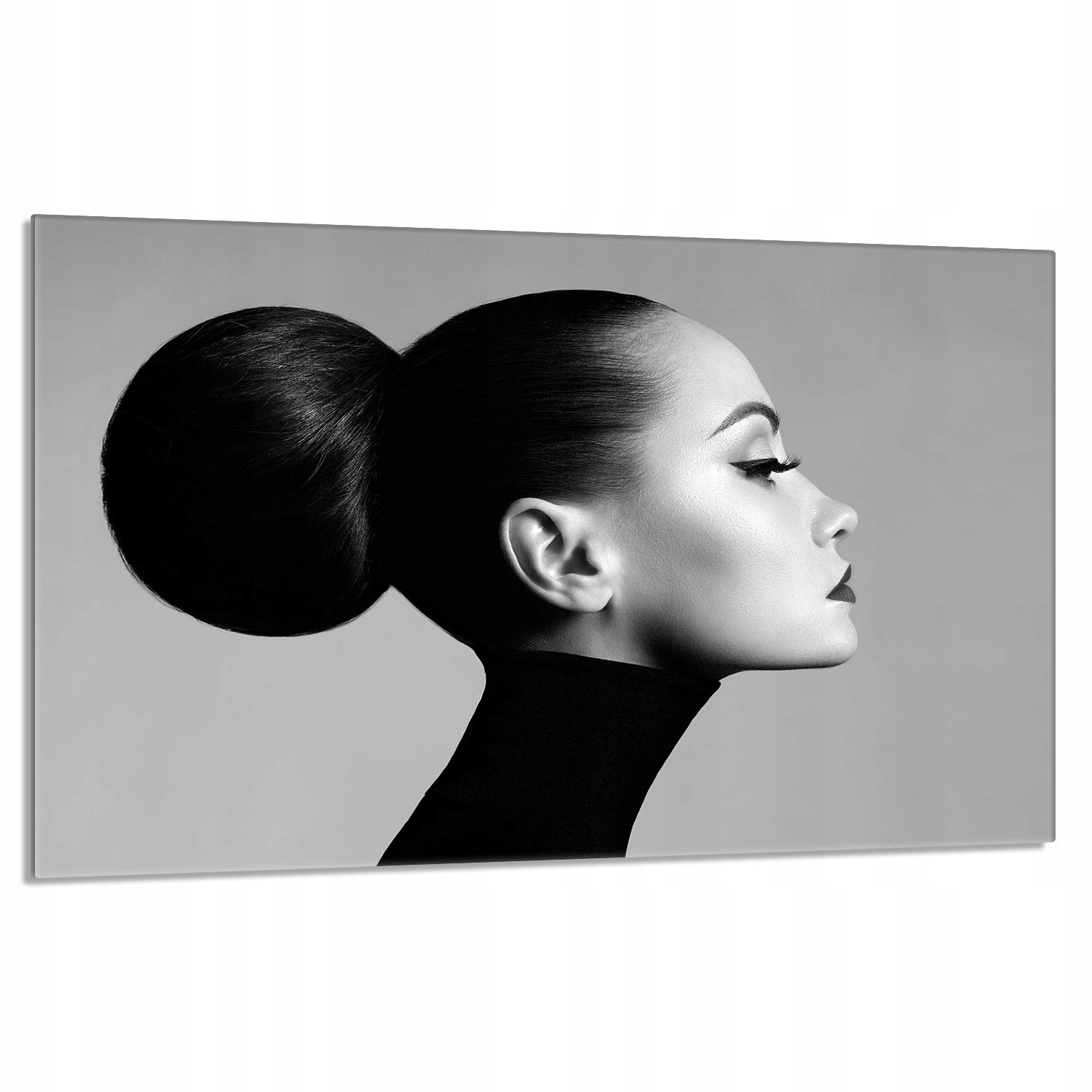 Skleněná ochranná deska na sporák 80x52 Žena do kuchyně