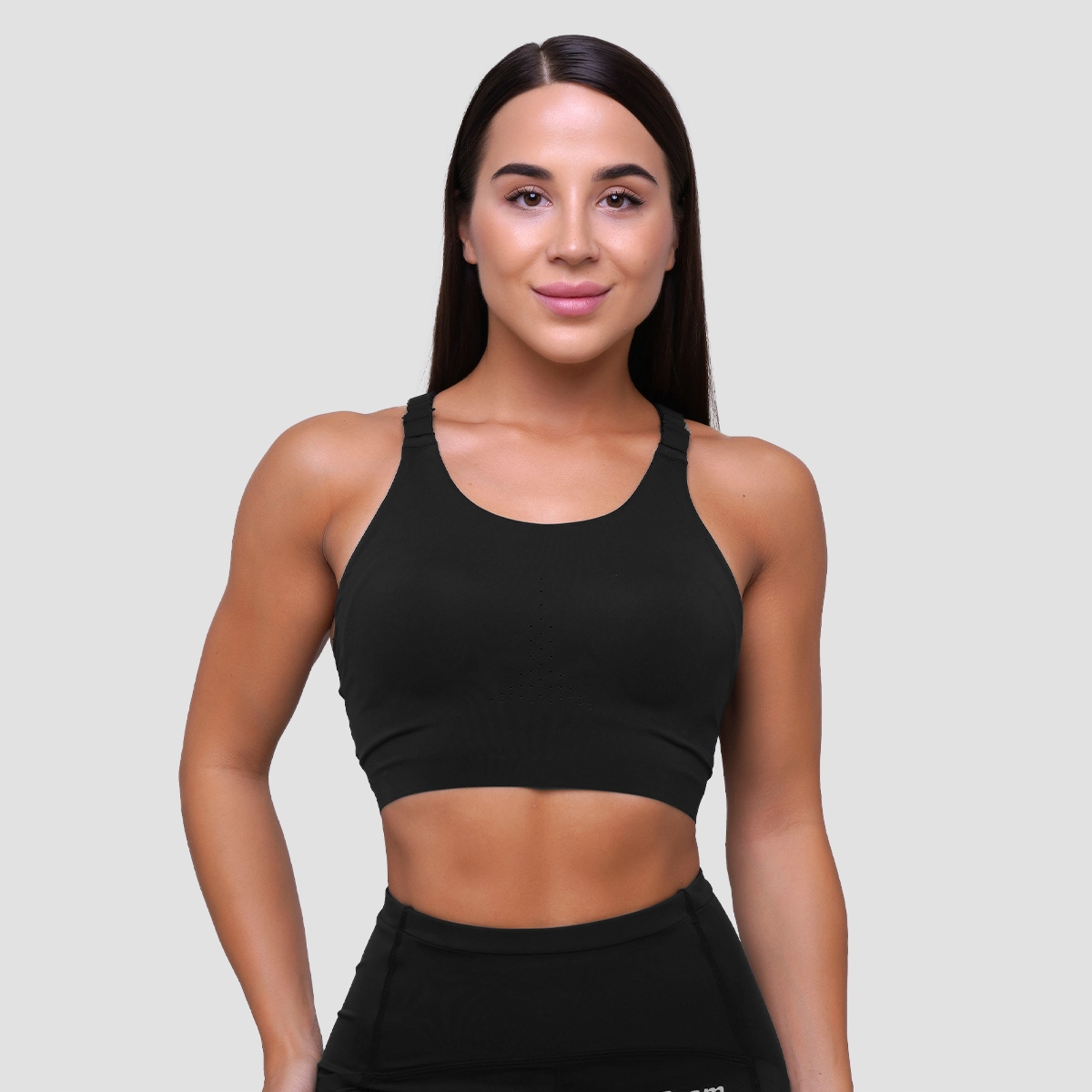 GymBeam Biustonosz sportowy do biegania Pulse Black Xs