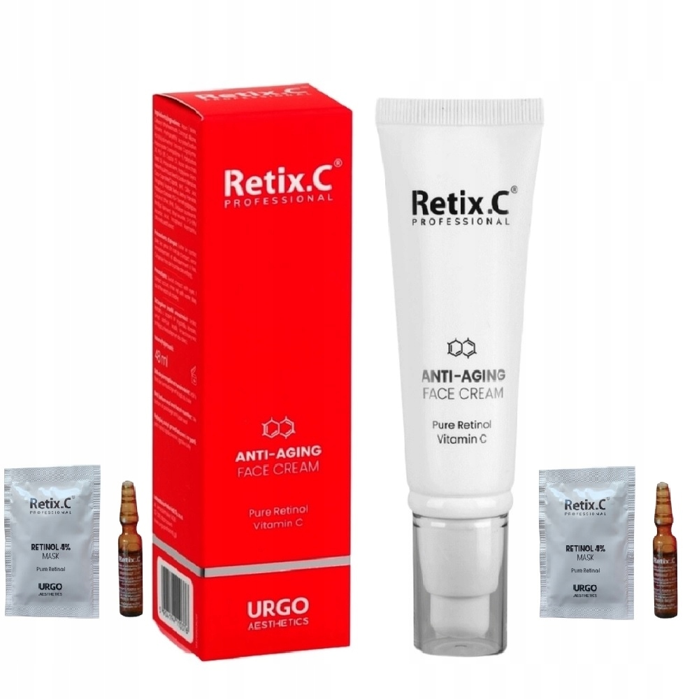 2 x Xylogic Retix C Retinol 4% + 1 x Krem Retix Anti-Aging Face Cream
