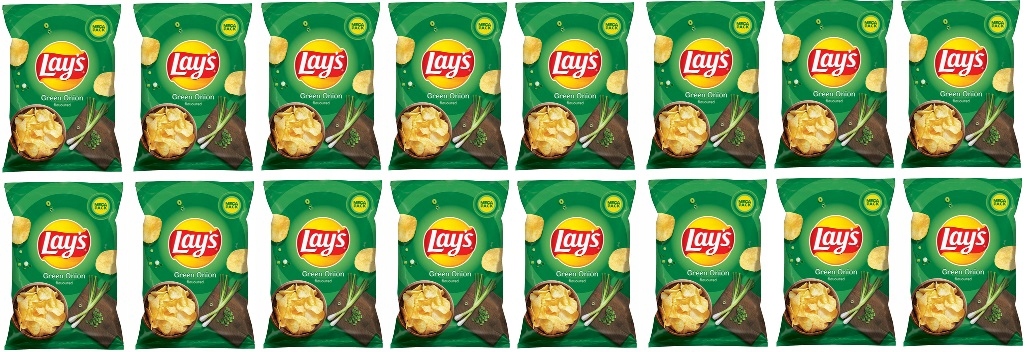 16x 200g Lay's Zielona cebulka chipsy Karton