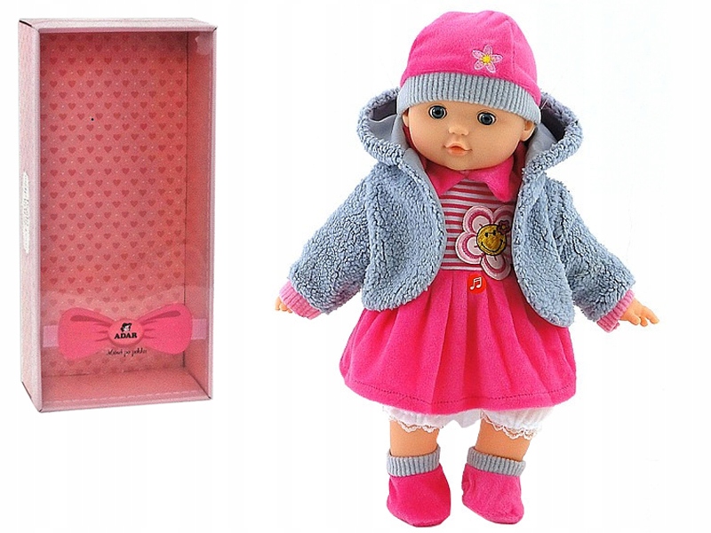 lalka BABY bobas BORN mówi ŚPIEWA prezent box nr7 Marka Doris