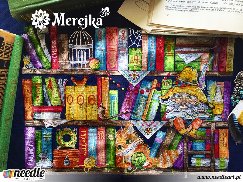 Křížková výšivka počítaná sada (kanva, mulina)