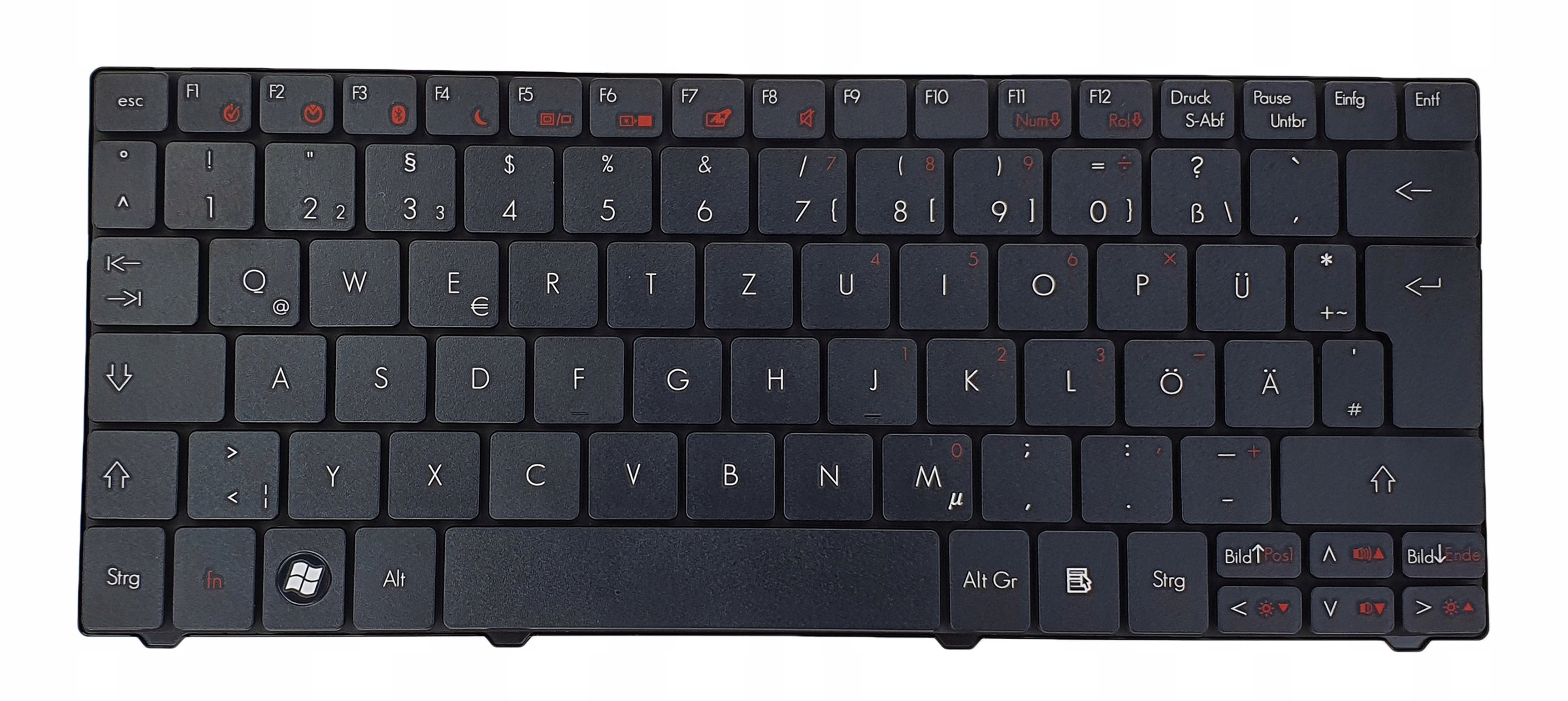 Nowa Klawiatura Packard Bell Dot M Mru Mu VR46 ZA5 Dotm Niemiecka