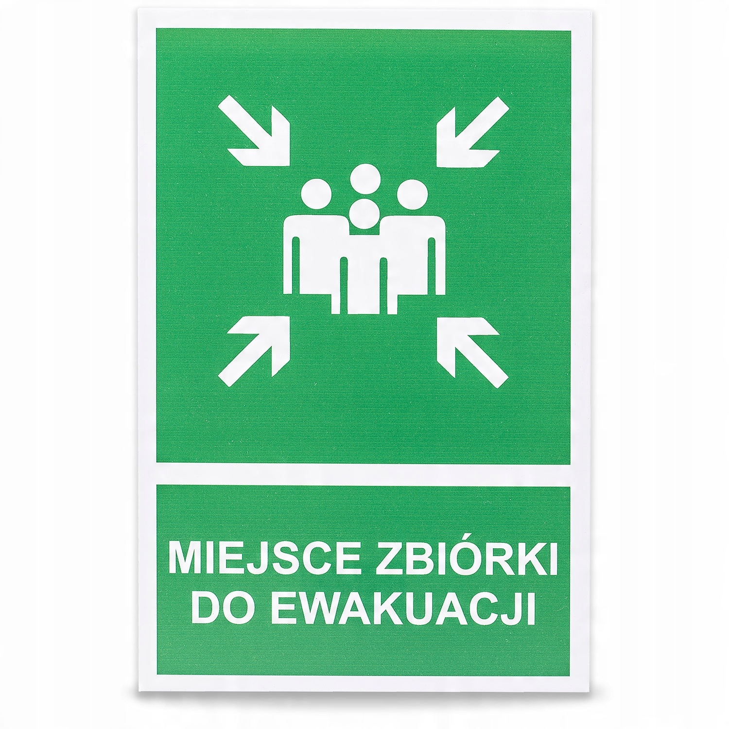 

Tablica Pcv 21x32cm Miejsce Zbiórki Do Ewakuacji