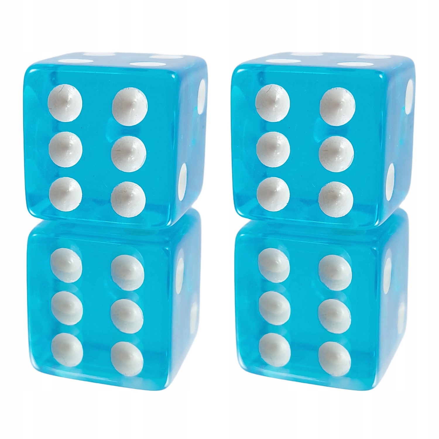 ZESTAW 2 KOSTEK K6 RPG PODNIEBNE MIASTO KOŚĆ SZEŚCIOŚCIENNA 1,6 CM