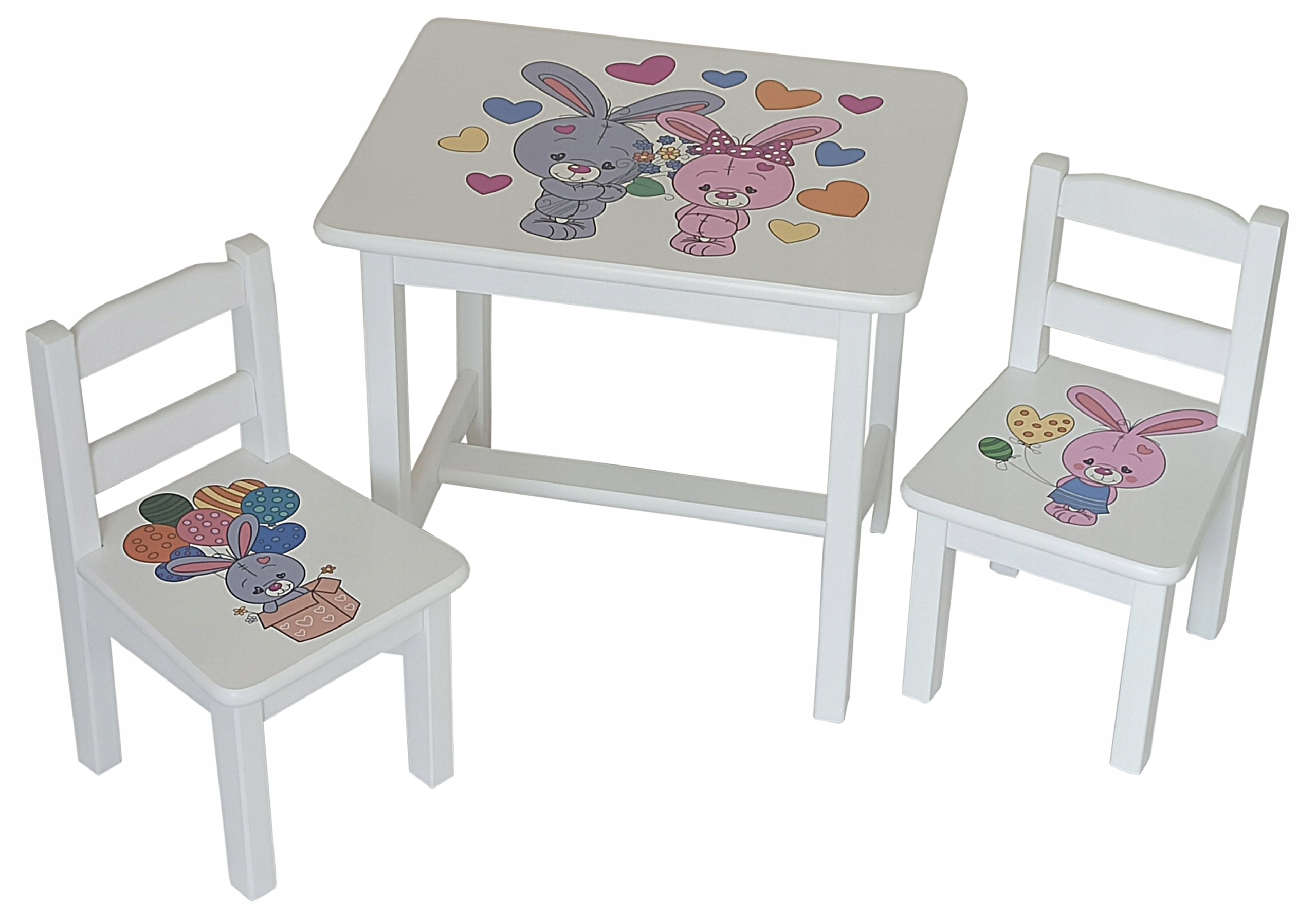 STOLIK Z KRZESEŁKAMI dla dzieci LITE DREWNO wzory Kod producenta 5905274231134