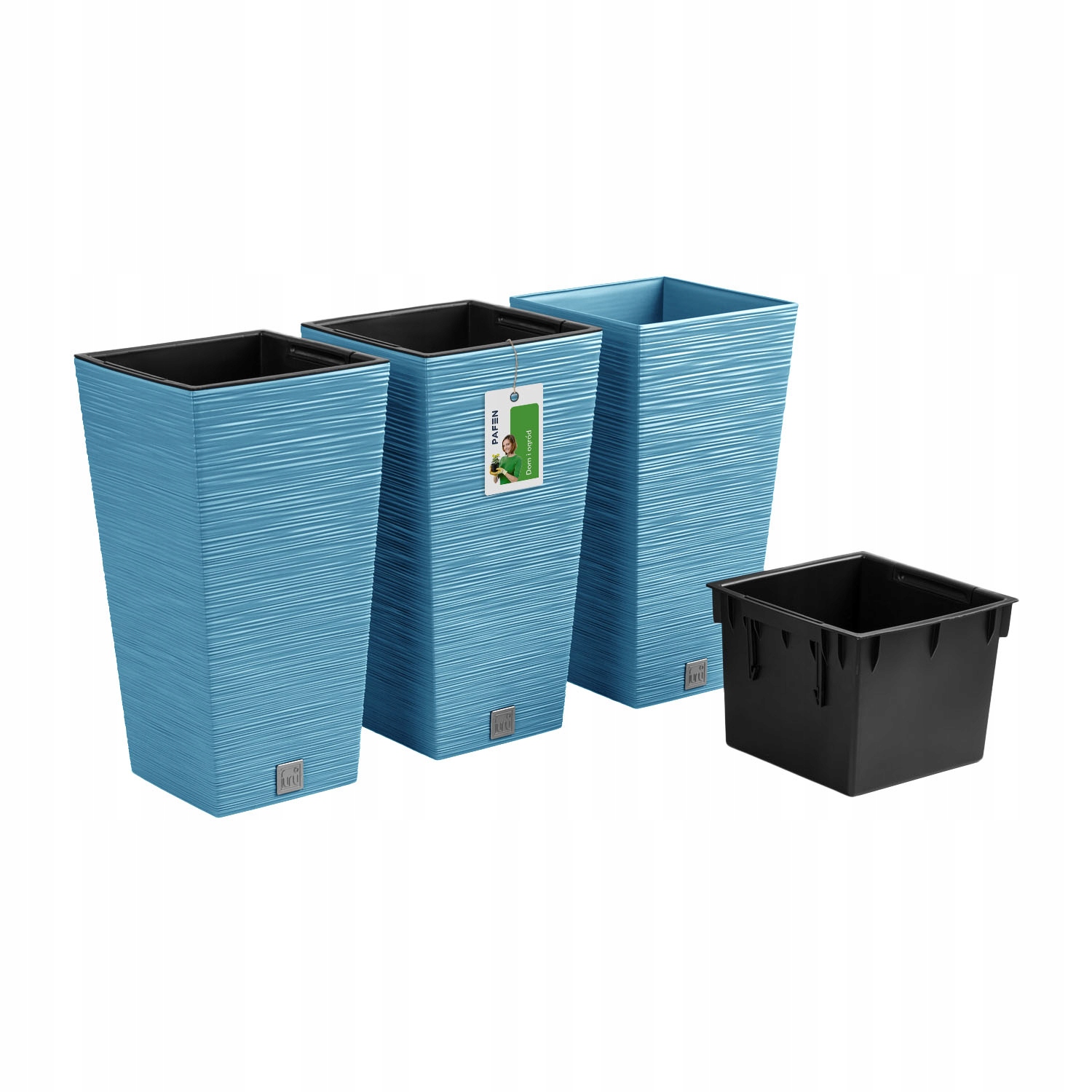

3X Doniczka na kwiaty Donica Furu DFSH240 Blue