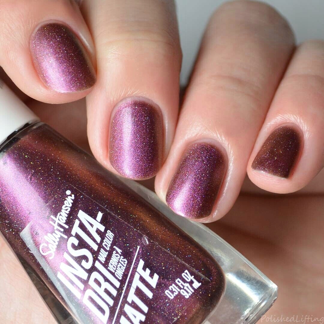 Sally Hansen Insta Dri Lakier Burnished Wine 015 Marka Sally Hansen
