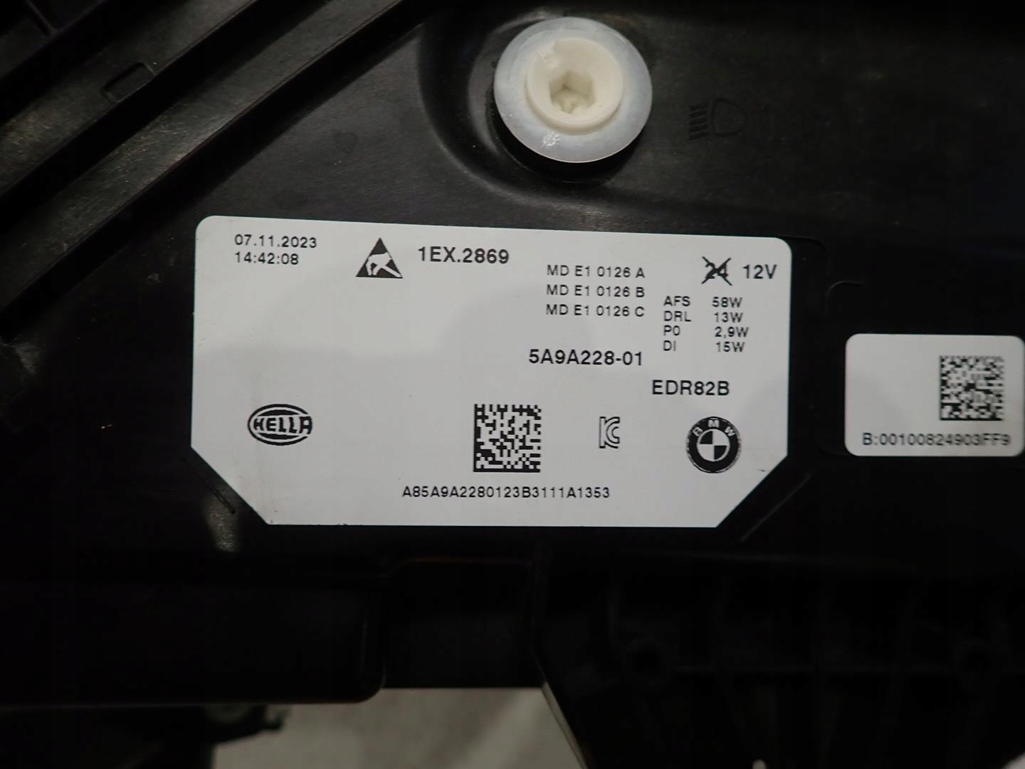 light front front right BMW X1 U11 2022- FULL LED 5A9A228-01