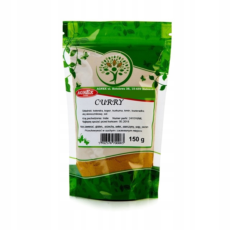 CURRY 150g Poczuj smak orientu! AGNEX
