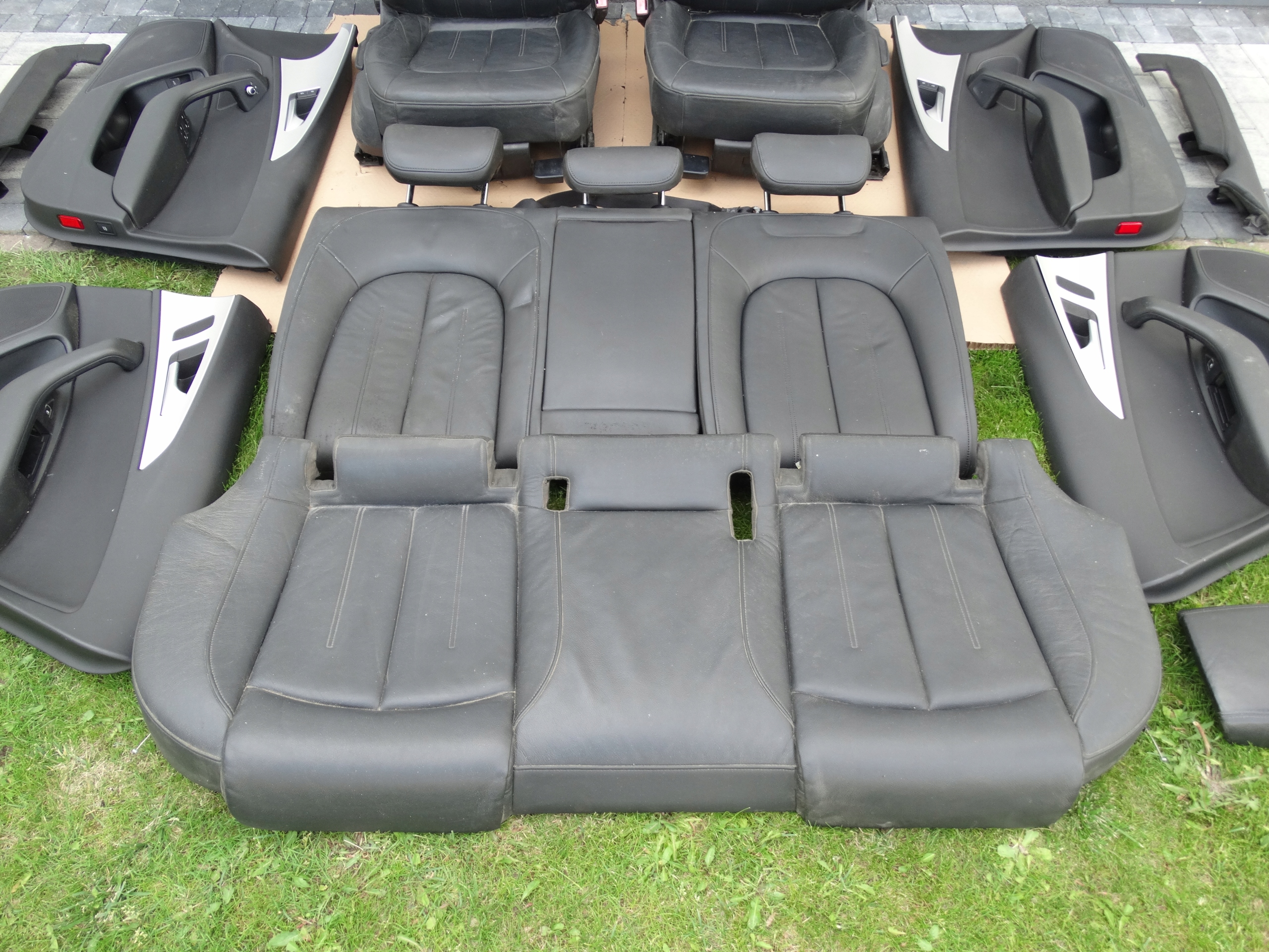 AUDI A6 C7 KOMBI AVANT 11-18 Sitze schwarze Leder KOMPLET