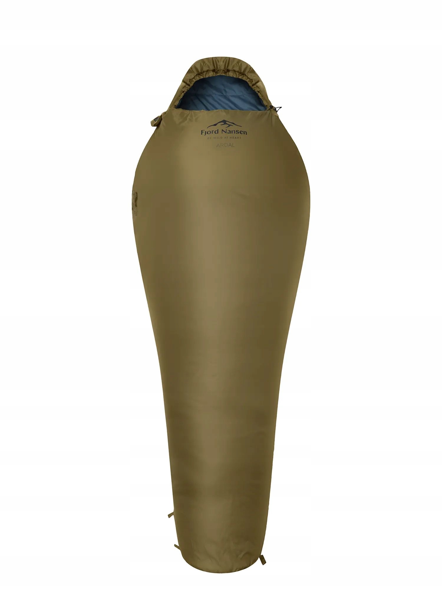 Turistický spací pytel Fjord Nansen Ardal Mid Sbs (178 cm) olive drab (levý)
