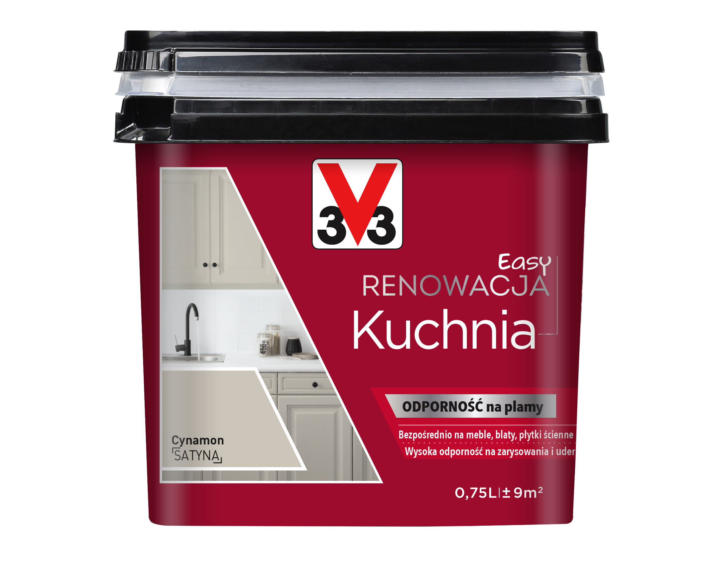 

V33 Easy Renowacja Kuchnia Cynamon Satyna 0,75L