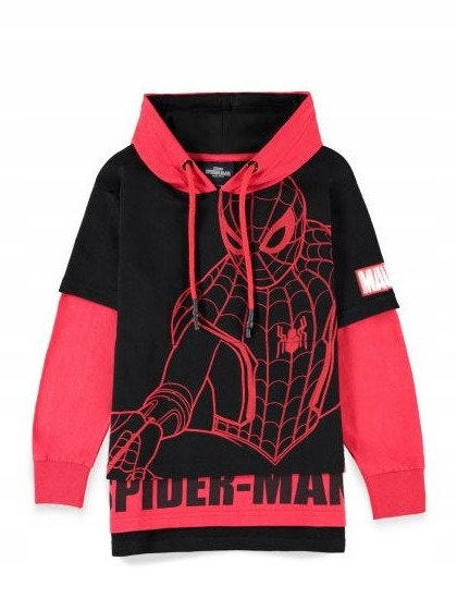 Mikina dětská Spider-Man Double Sleeved (velikost 158/164)