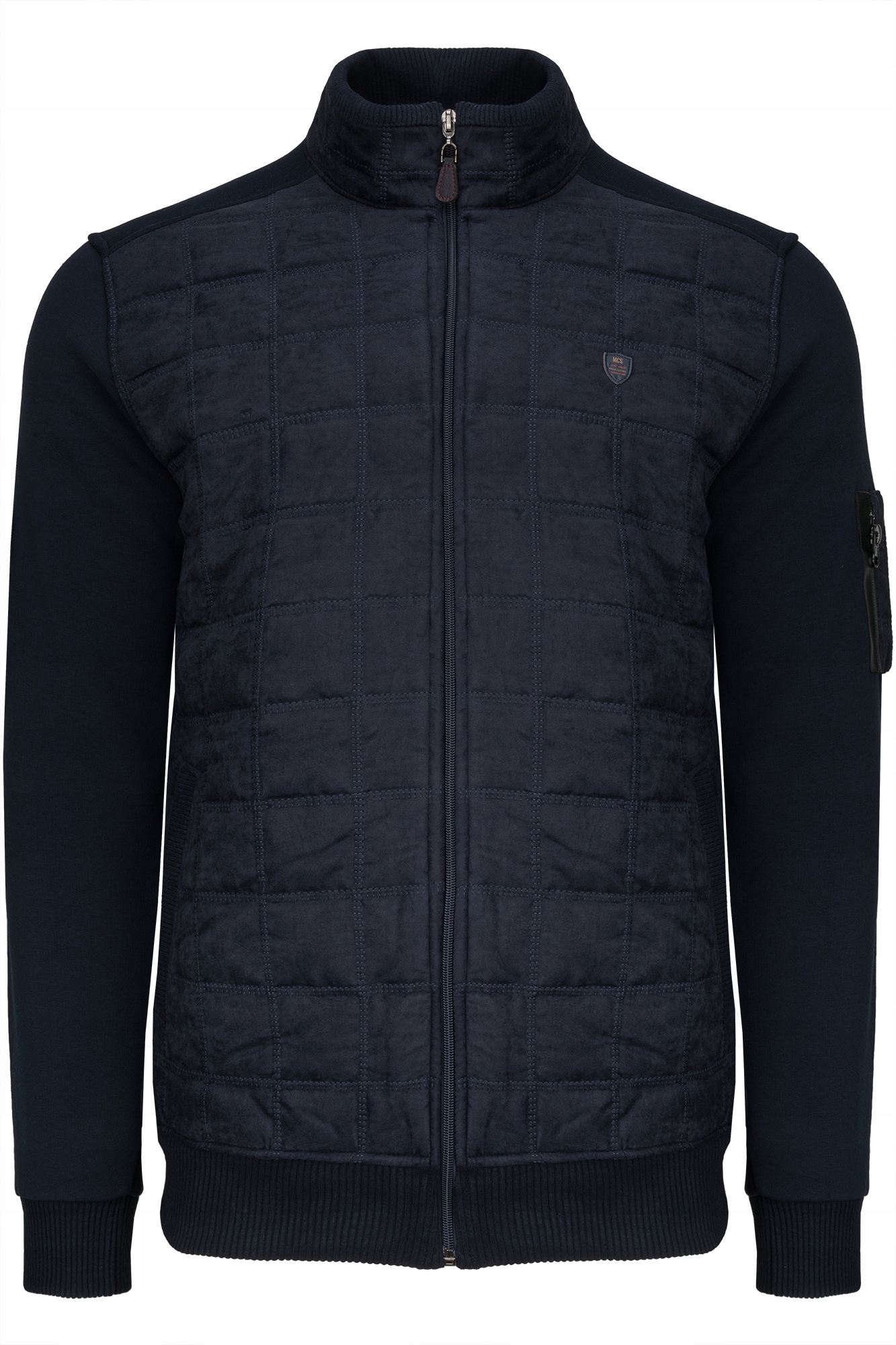 

Bluza Męska Rozpinana Niebieska Pikowana Zamek 3XL