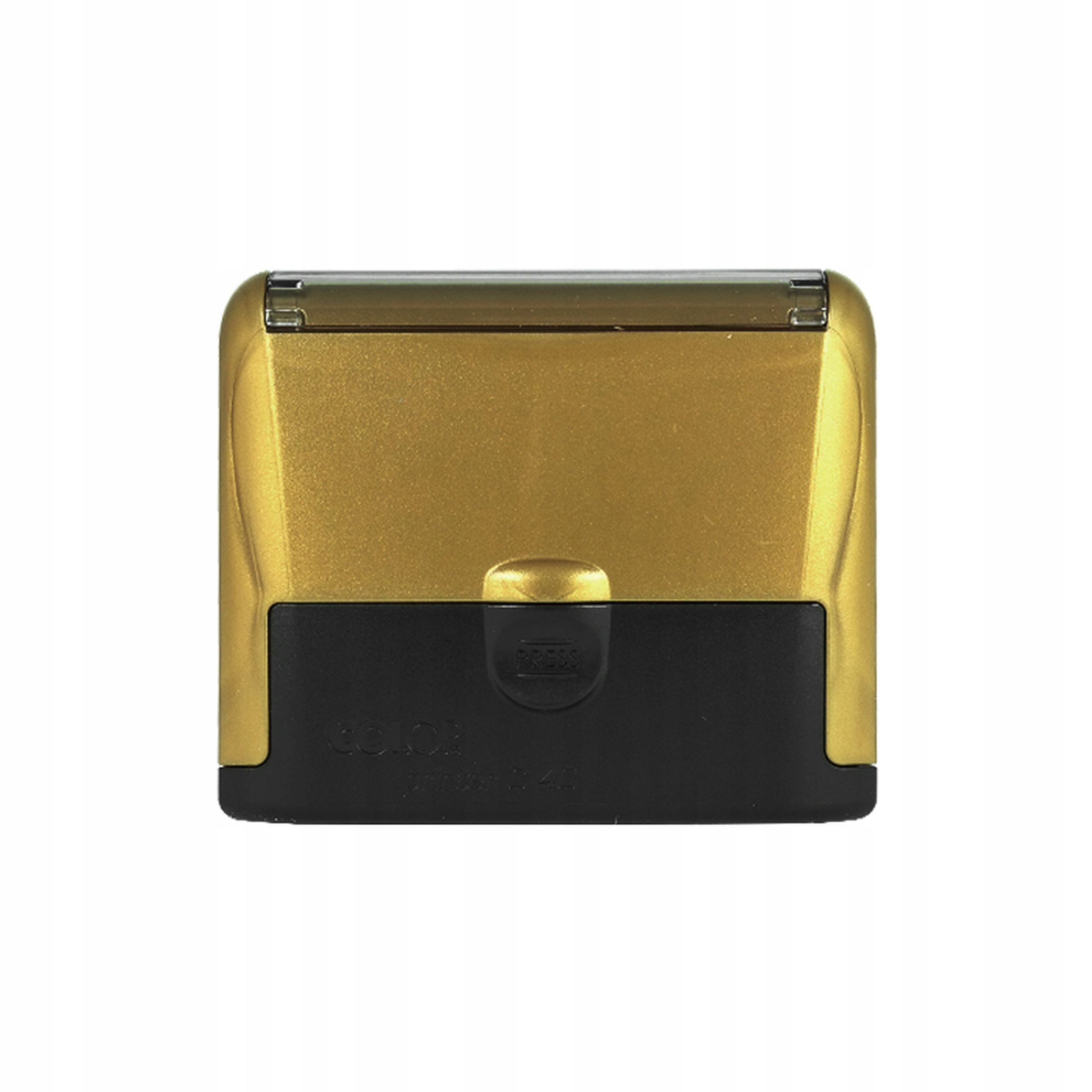 COLOP Printer Compact PRO C40 z gumką ZŁOTY GOLD Liczba wersów 7-8 wersów