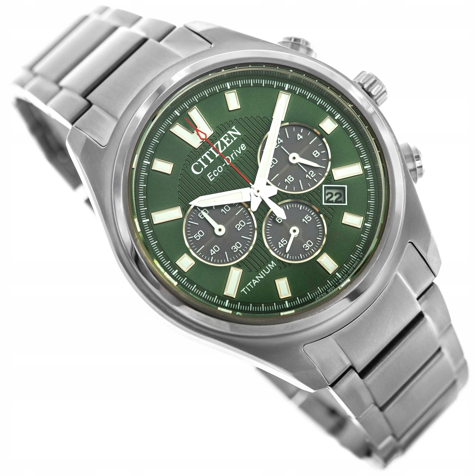 Pánské Hodinky Citizen CA4750-51X Titanium Eco-drive Titanový Stopky