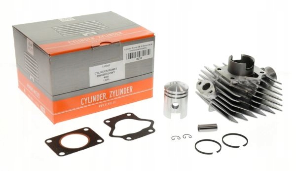 Cylinder tłok AK20 kpl Romet Ogar 205 Komar Motorynka 2B 60cm Almot 40,00mm