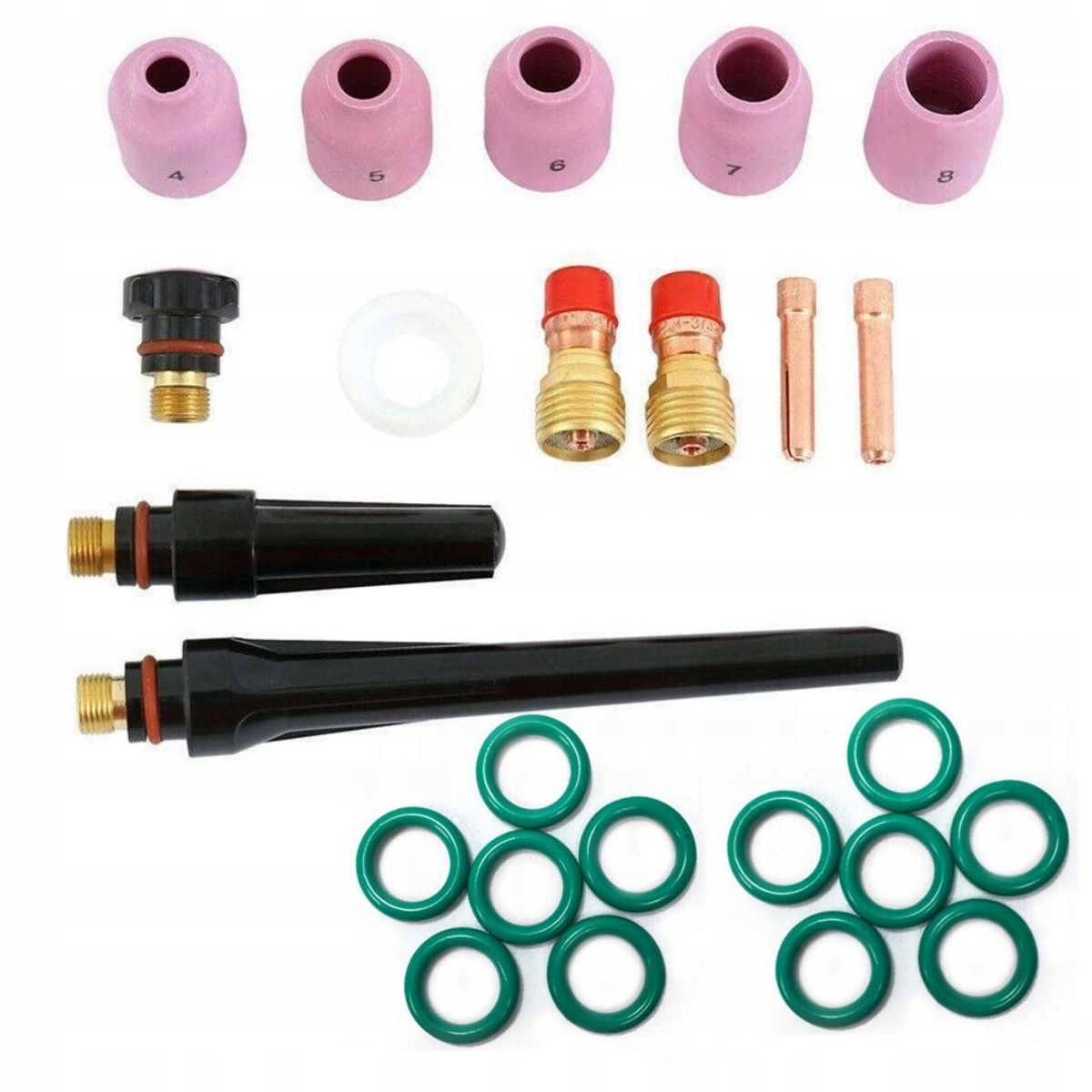 49dílná sada příslušenství Wig Tig, opotřebitelné díly