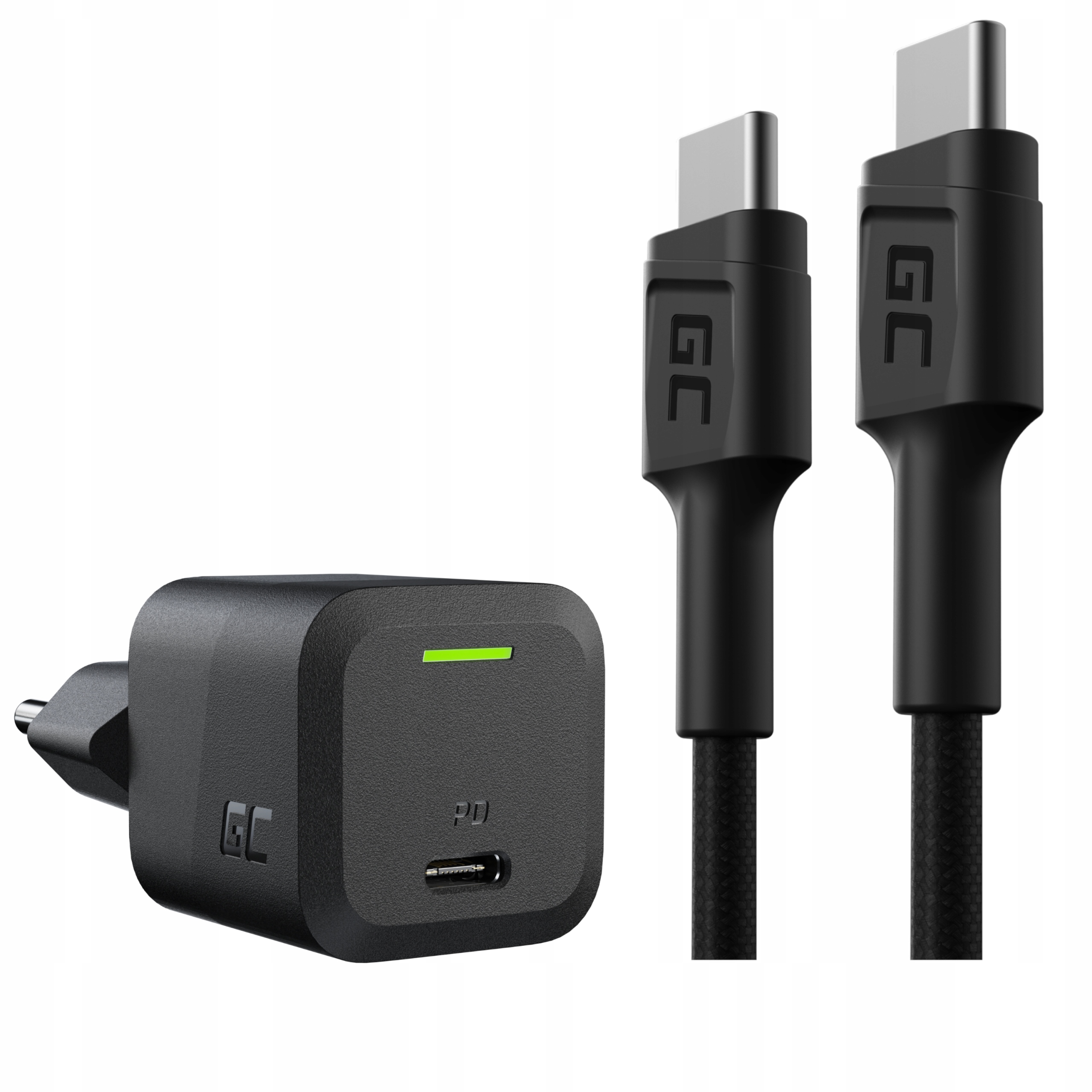 Ładowarka GC PowerGaN 33W + Kabel USB-C PD 200cm