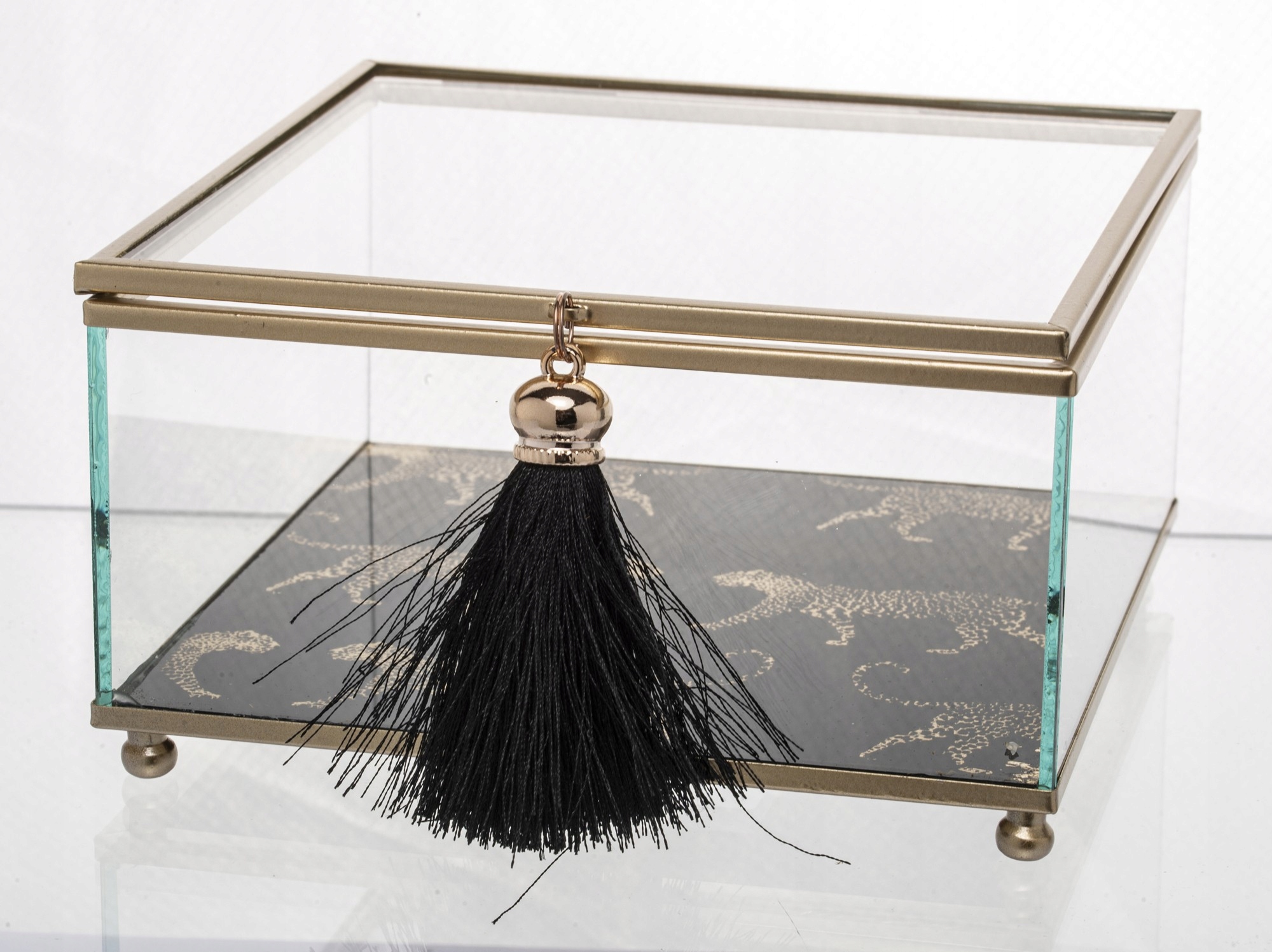 SZKATUŁKA SZKLANA AP Marka Art-Pol