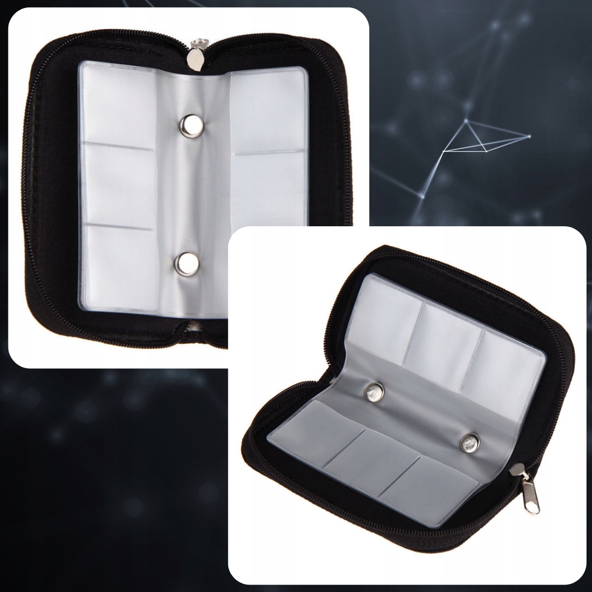 ETUI ORGANIZER NA KARTY PAMIĘCI CASE SD MICRO CF Kod producenta c56AK-10021