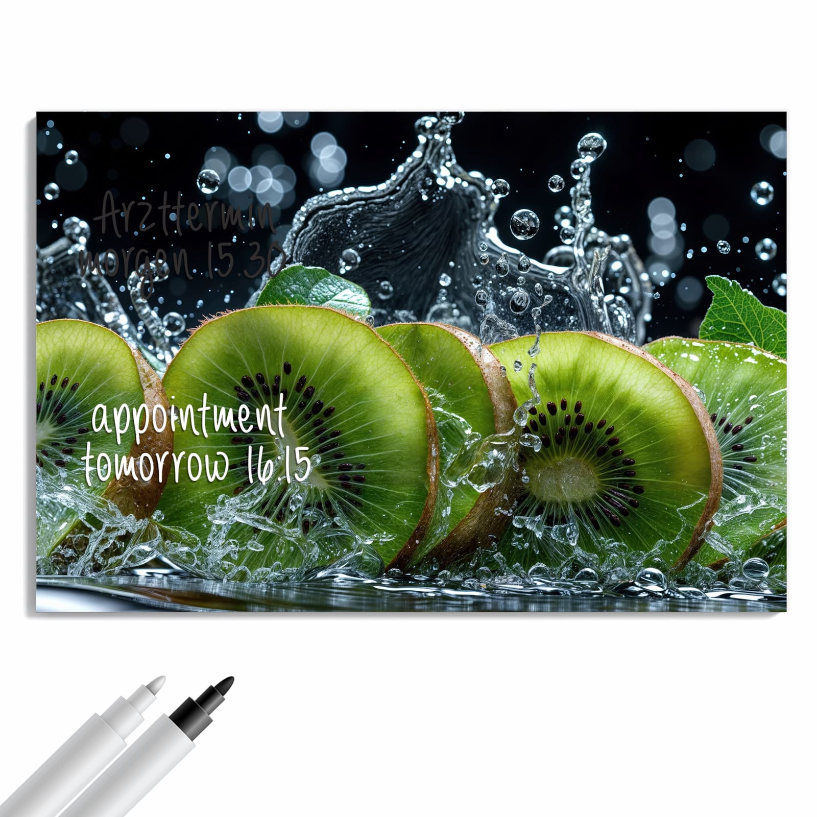 Magnetická tabule Kiwi Voda 90 × 60 cm