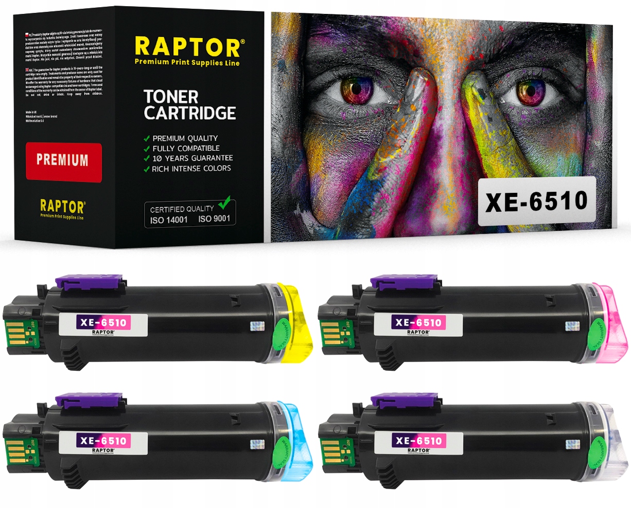 4x Toner pro Xerox Phaser 6510 WorkCentre 6515 XL